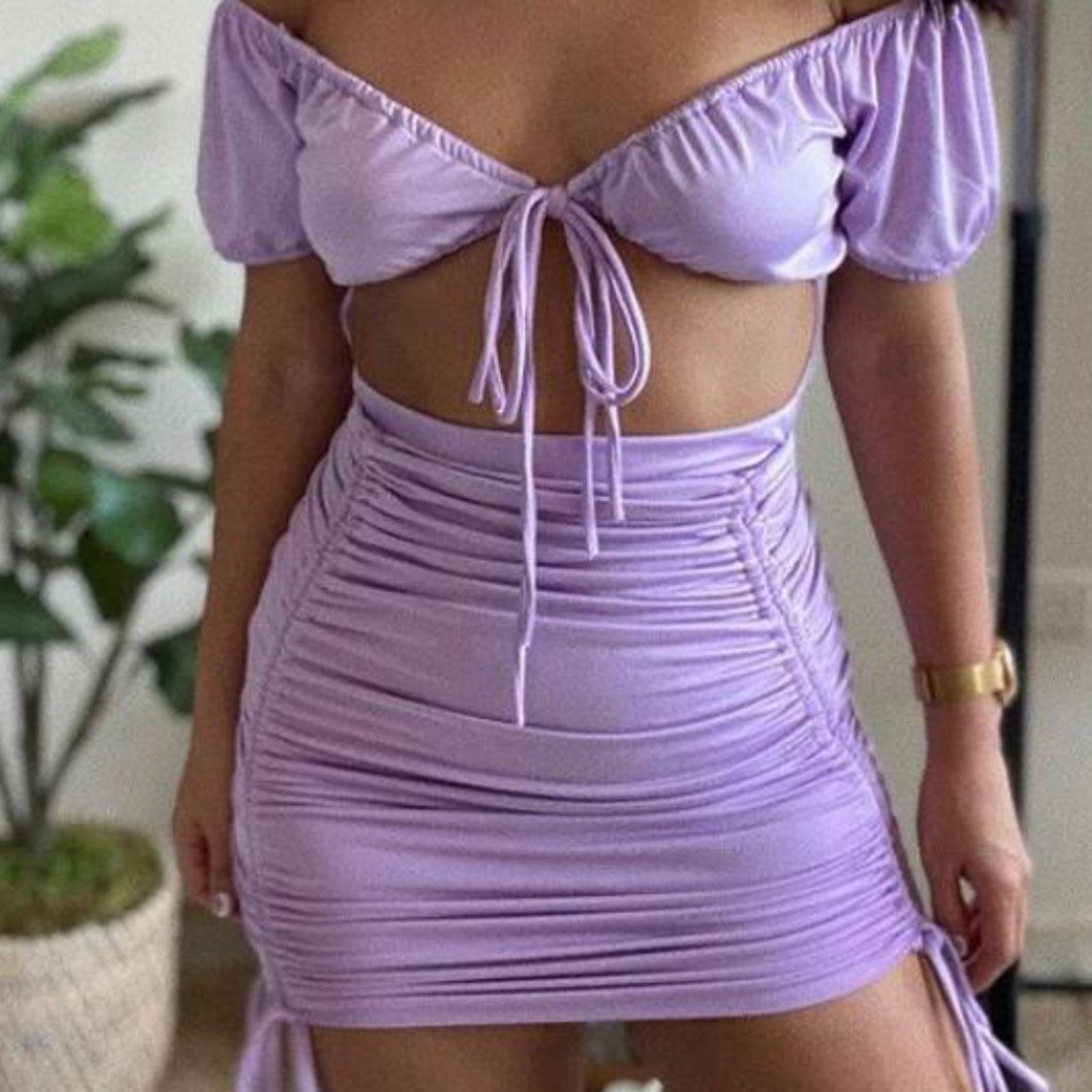 Lavender Mini Dress